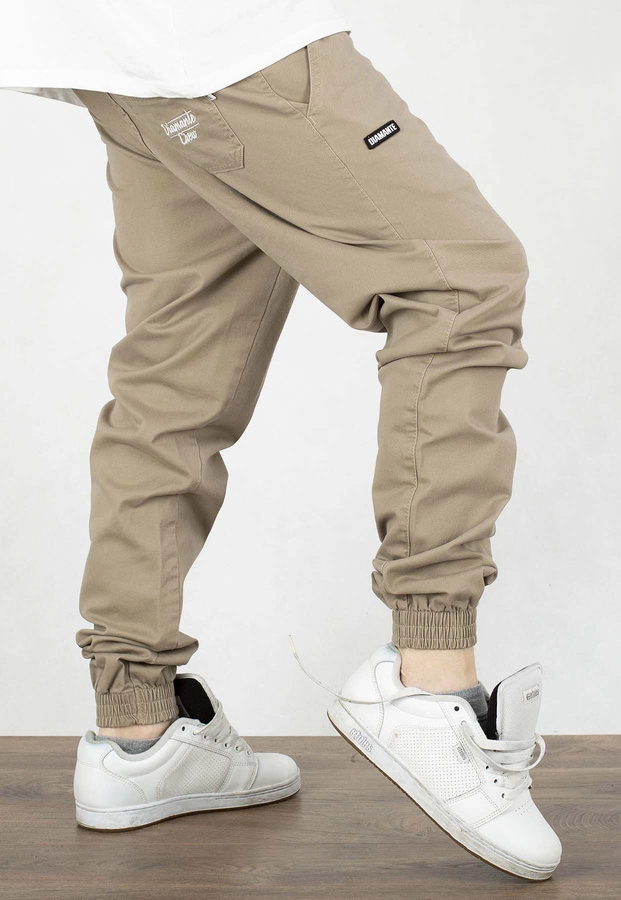 Spodnie Diamante Wear Jogger Unisex Crew Classic beżowe