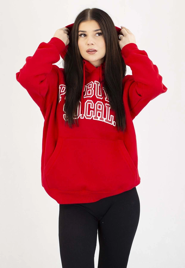 Bluza Pit Bull Z Kapturem Fiora wild red