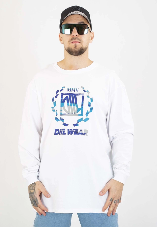 Longsleeve Diil Sharp biały