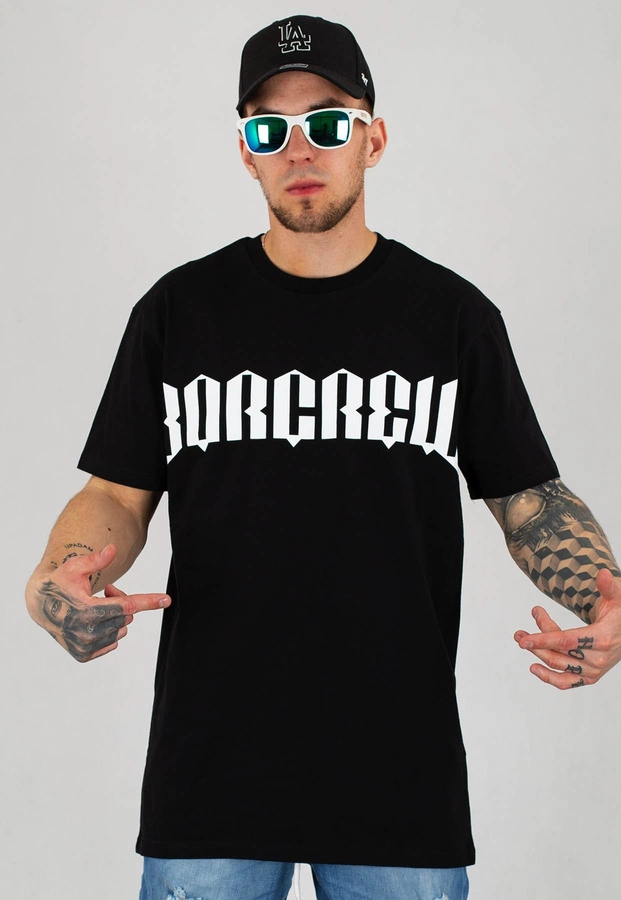 T-shirt B.O.R. Biuro Ochrony Rapu New Borcrew czarny