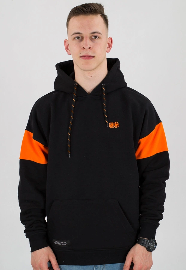 Bluza Lucky Dice Nine Letters czarno pomarańczowa
