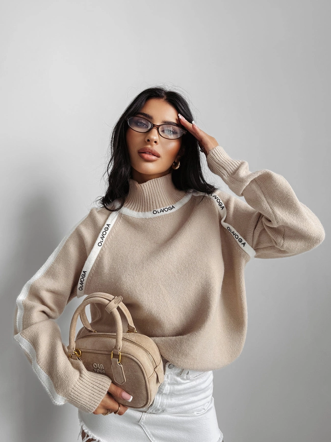 Sweter Olavoga Wintor beżowy