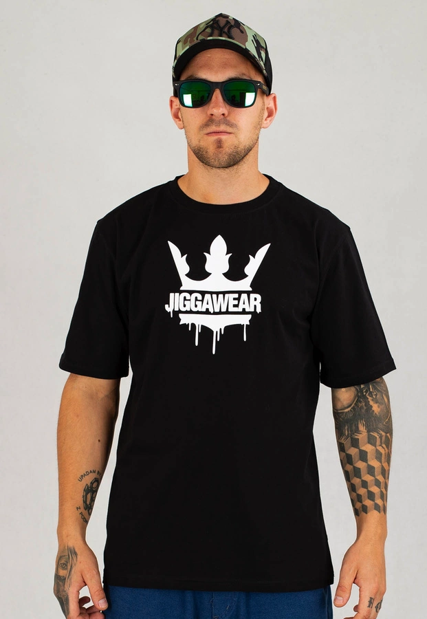 T-shirt Jigga Wear Painted Logo czarny