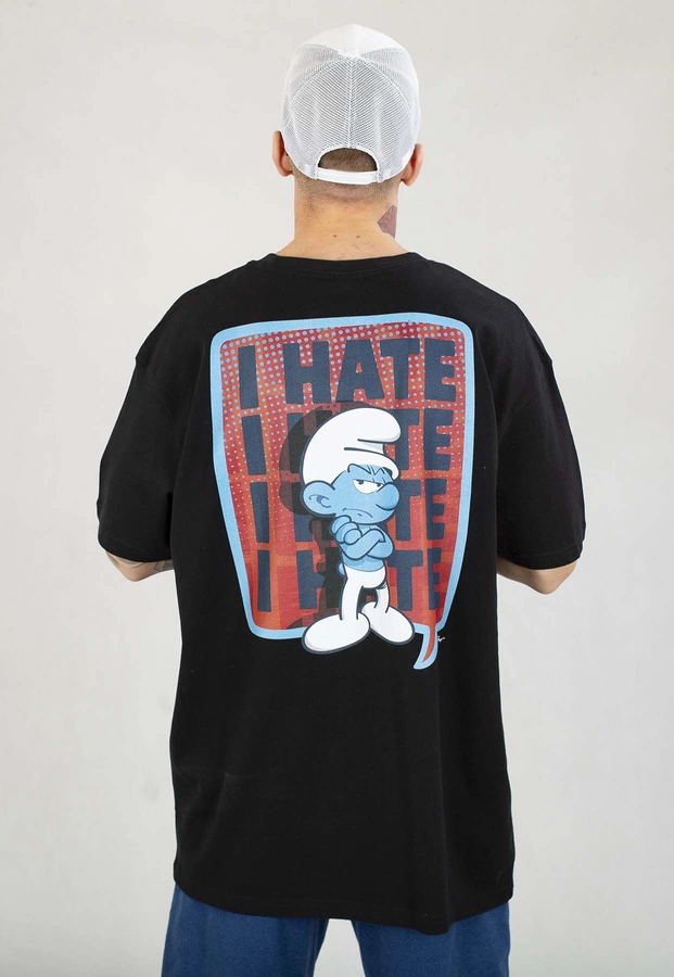 T-shirt Smerfy Baggy Hater czarny