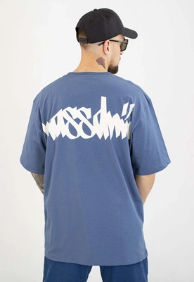 T-shirt Mass Nostalgia. Angel niebieski