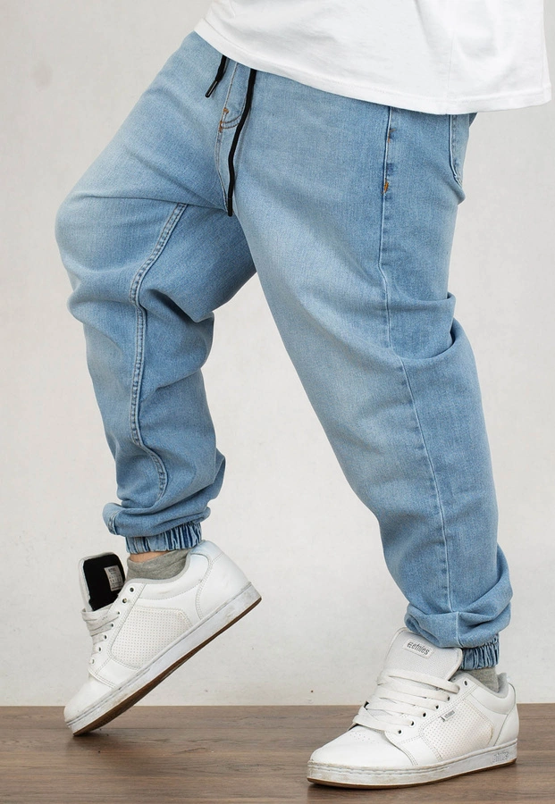 Spodnie I8 Denim Joggery Boyfriend BOY04 light blue