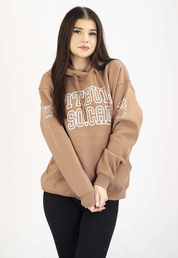 Bluza Pit Bull Z Kapturem Fiora chocolate mousse