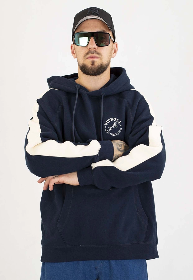 Bluza Pit Bull Z Kapturem San Diego CA dark navy