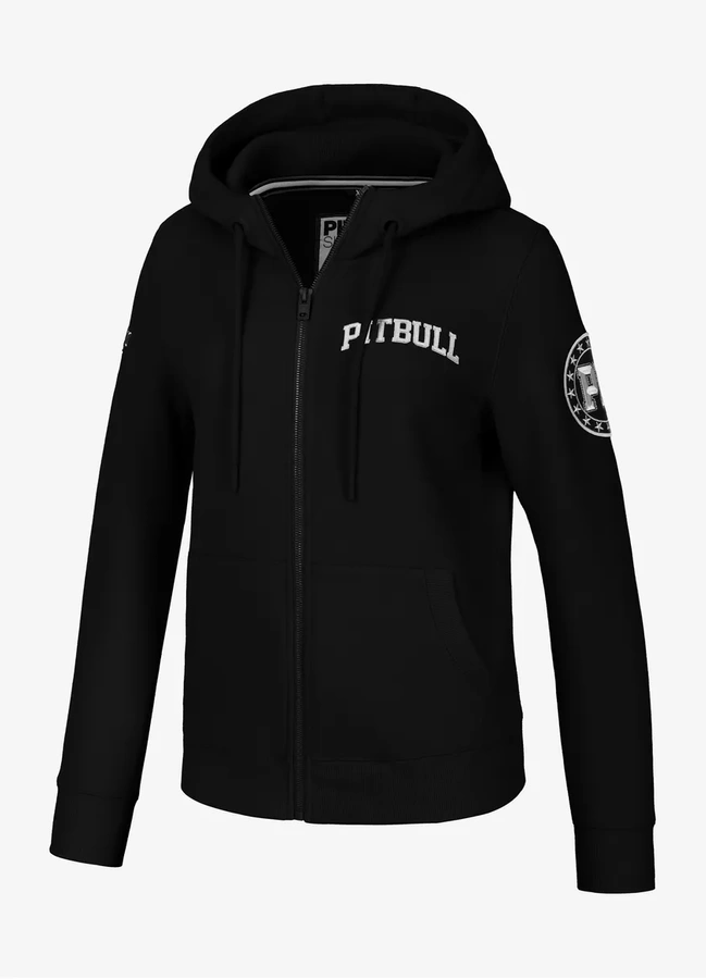 Bluza Pit Bull Z Kapturem Zip Sherpa Ruffina biała