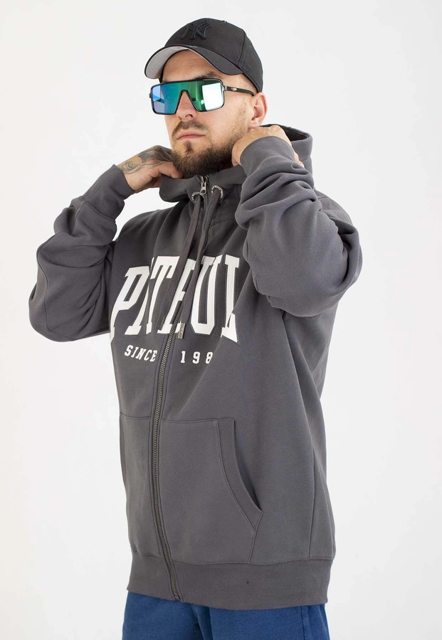 Bluza Pit Bull Z Kapturem ZIP Norton graphite
