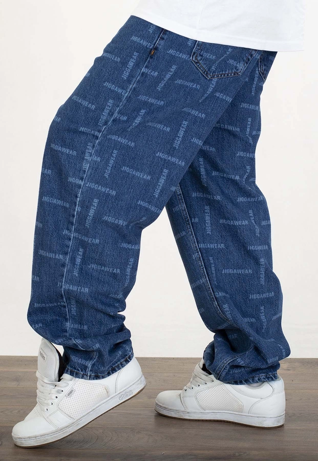 Spodnie Jigga Wear Baggy Jeans Mini Laser Blue