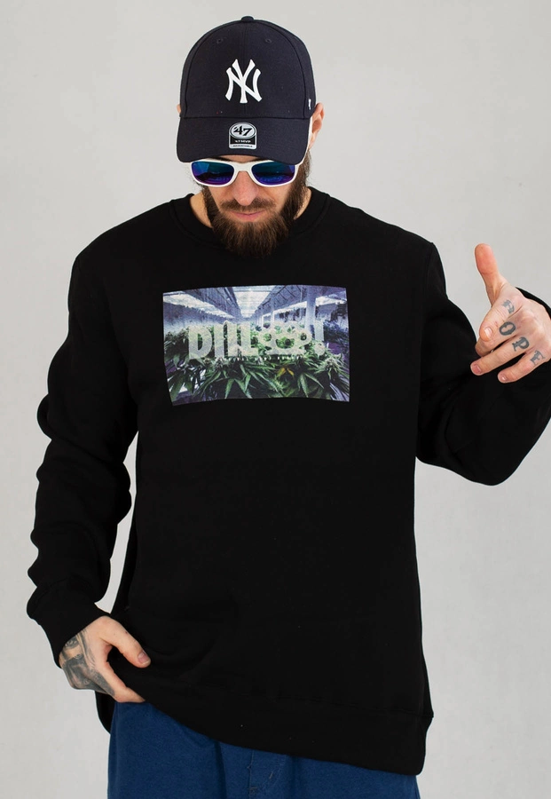 Bluza Diil Crewneck Plants czarna