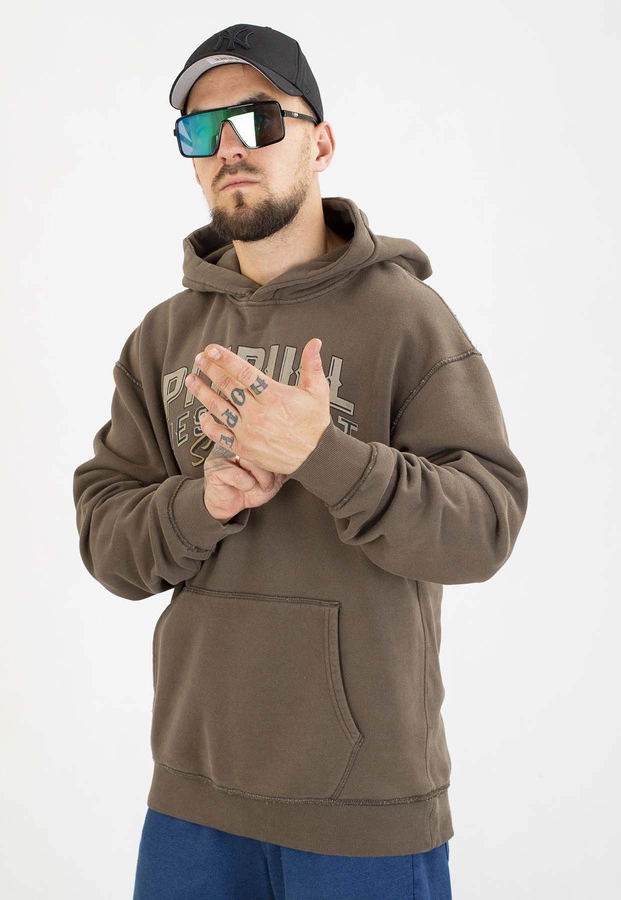 Bluza Pit Bull Santa Muerte major olive