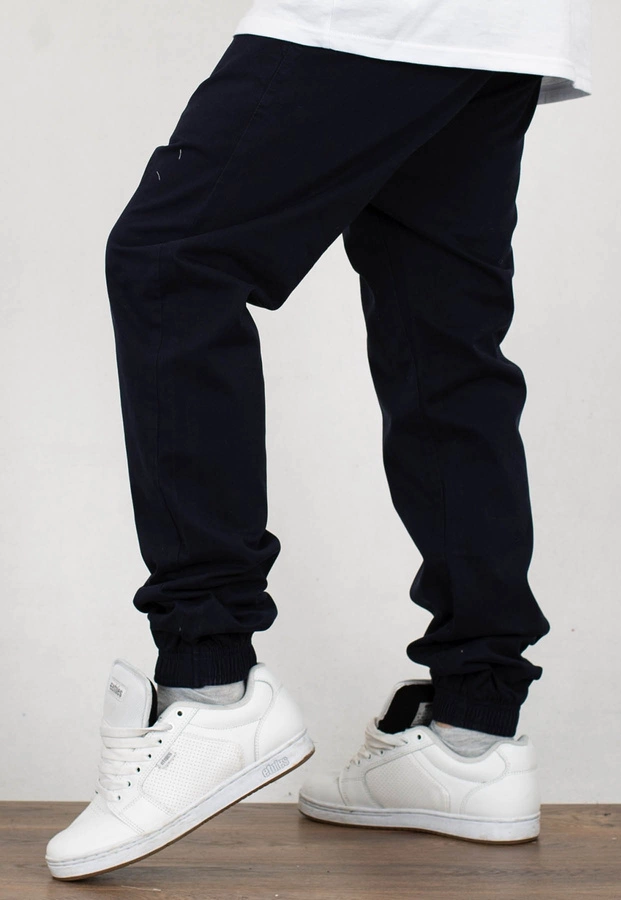 Spodnie Prosto Chino Jogger Call granatowe