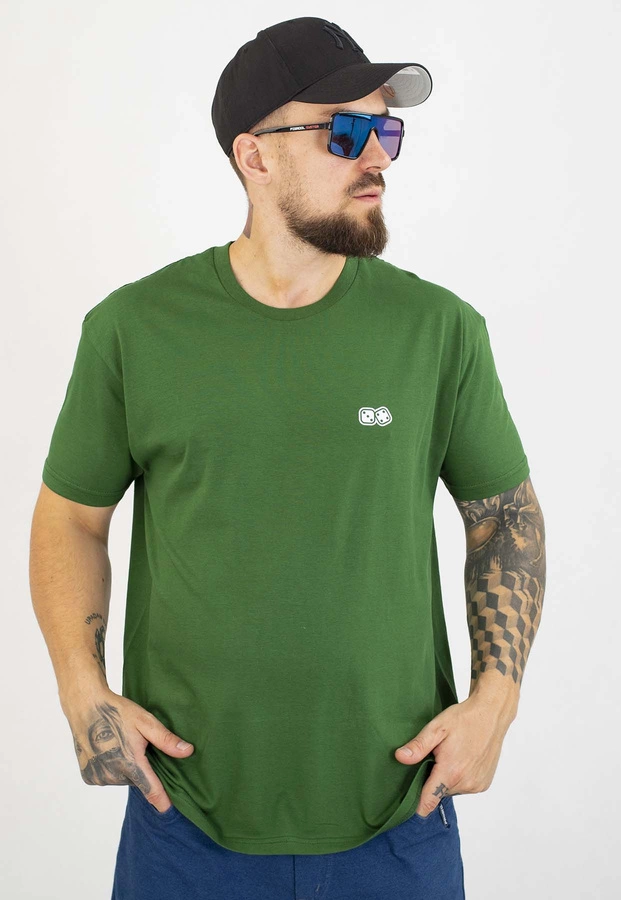 T-shirt Lucky Dice Small Dice zielony