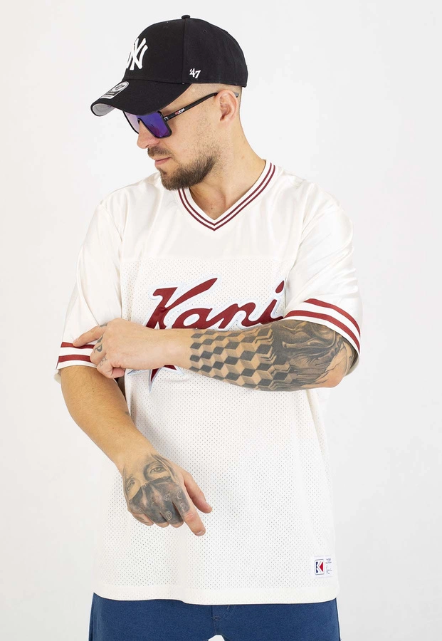 T-shirt Karl Kani Varsity Star Football Jersey PD00007554 beżowy