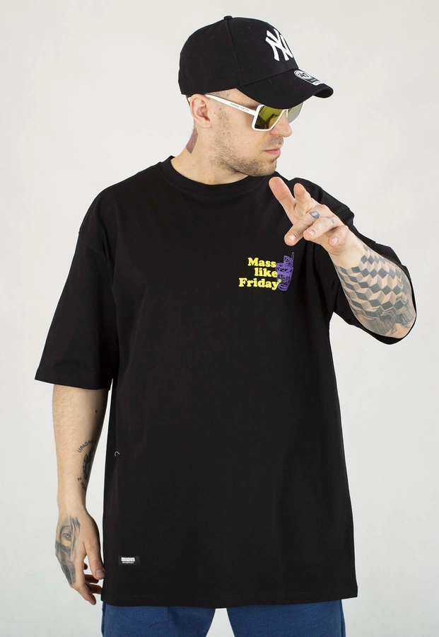 T-shirt Mass Friday czarny