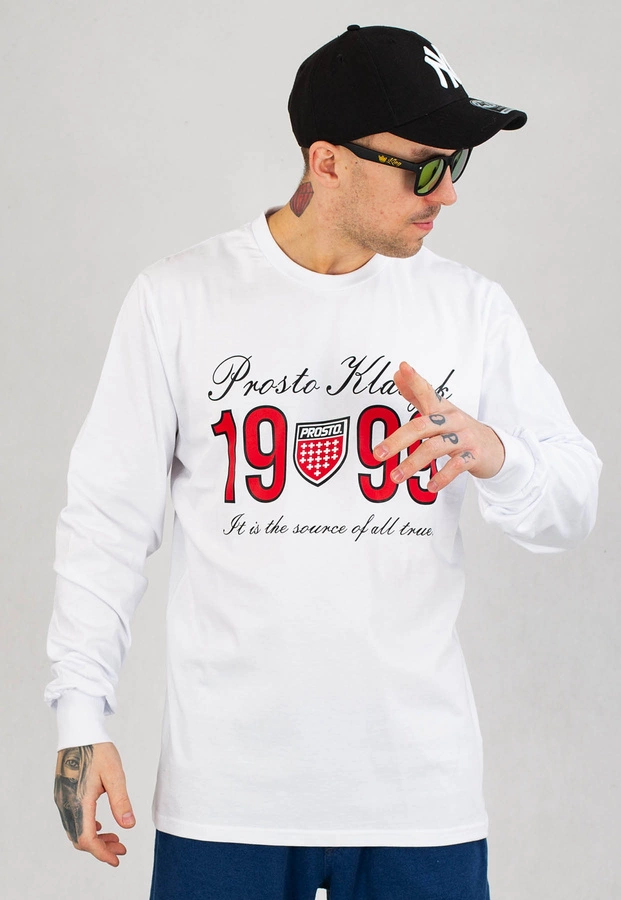 Longsleeve Prosto Sind biały