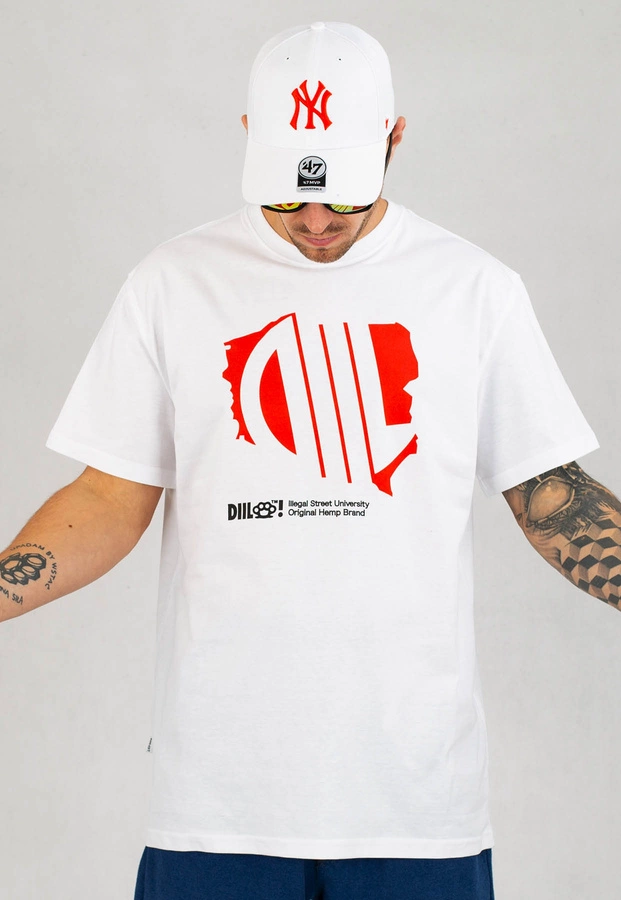 T-shirt Diil Poland biały