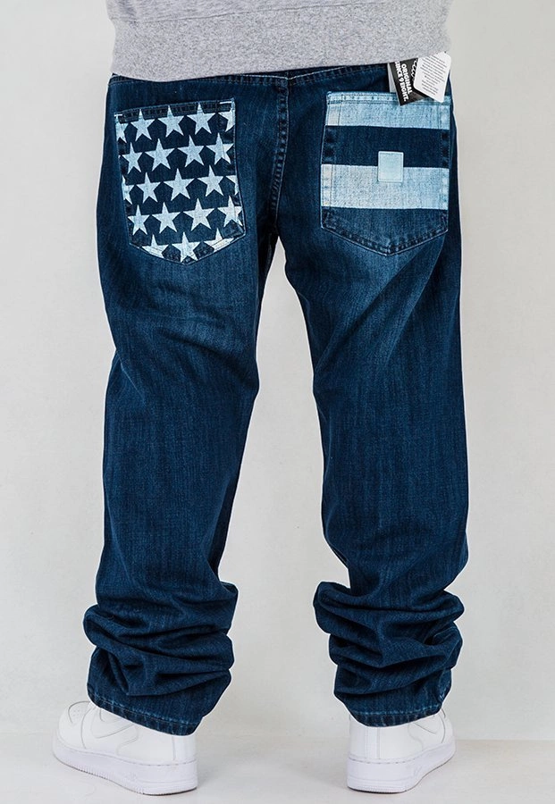 Spodnie Mass Regular Fit Washintong medium blue