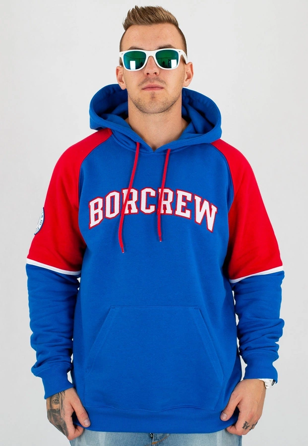 Bluza B.O.R. Biuro Ochrony Rapu College Reglan niebieska