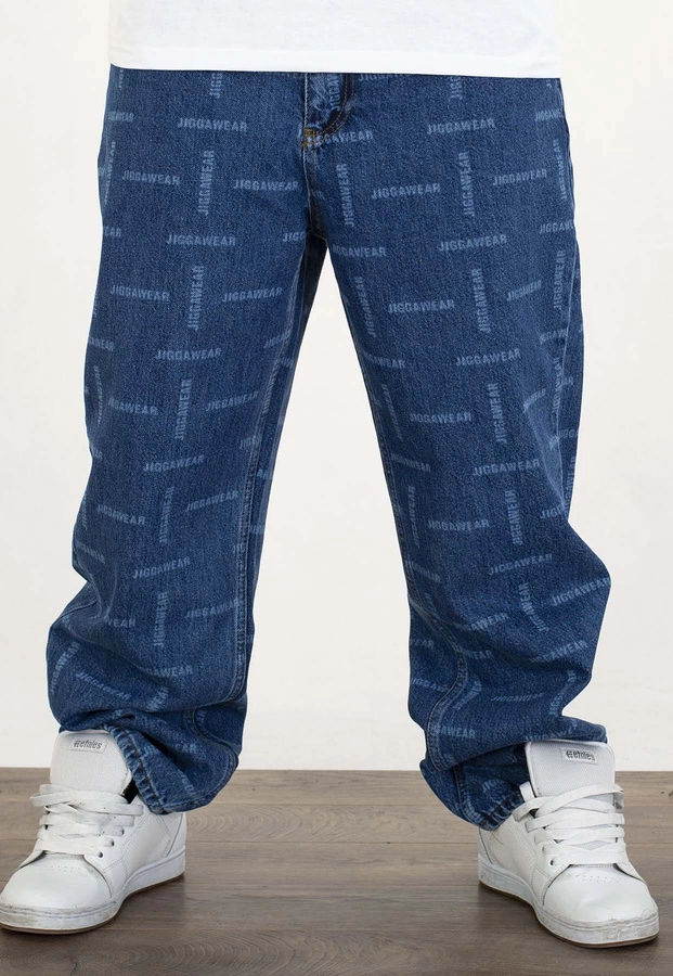 Spodnie Jigga Wear Baggy Jeans Mini Laser Blue