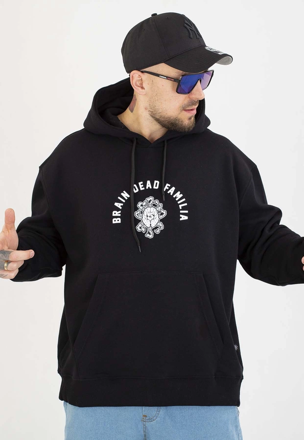 Bluza Brain Dead Familia Fingers czarna