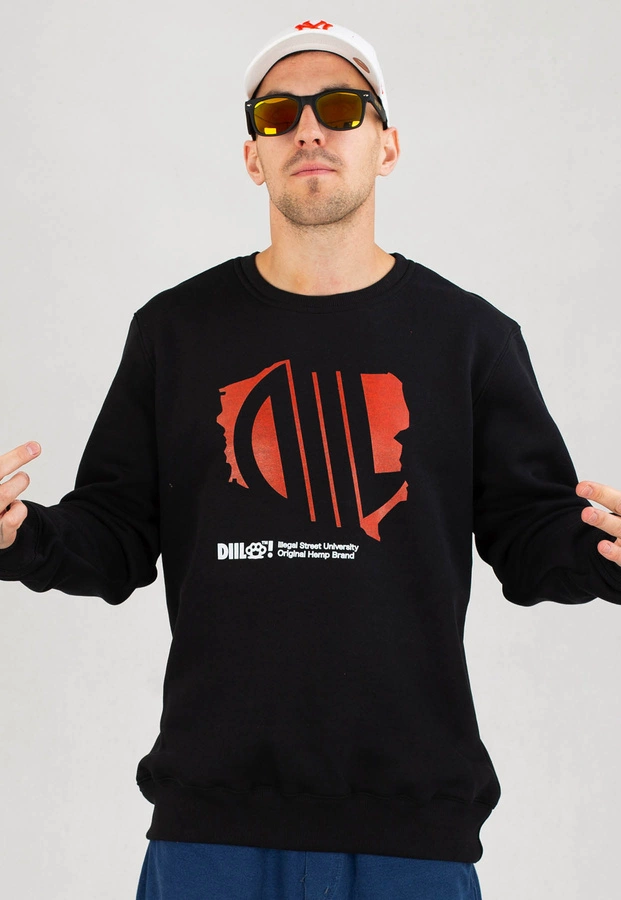 Bluza Diil Polska czarna