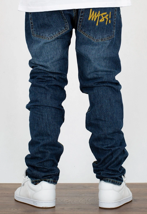 Spodnie Mass Trap Fit Signature dark blue