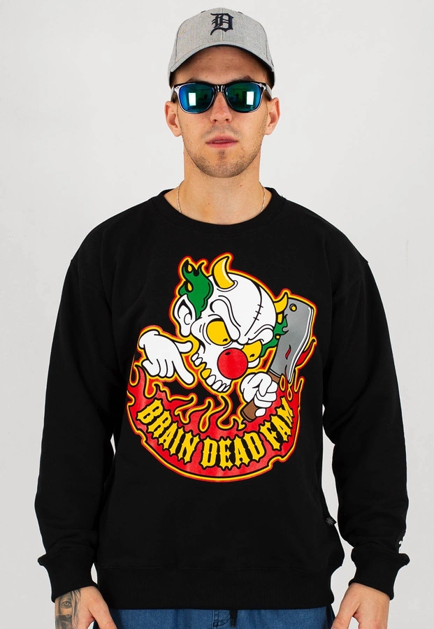 Bluza Brain Dead Familia Clown czarna