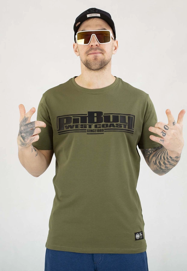 T-shirt Pit Bull Classic Boxing 190 olive