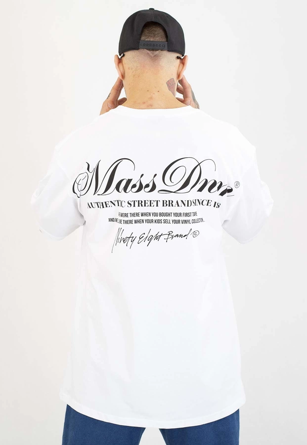 T-shirt Mass Authentic biały