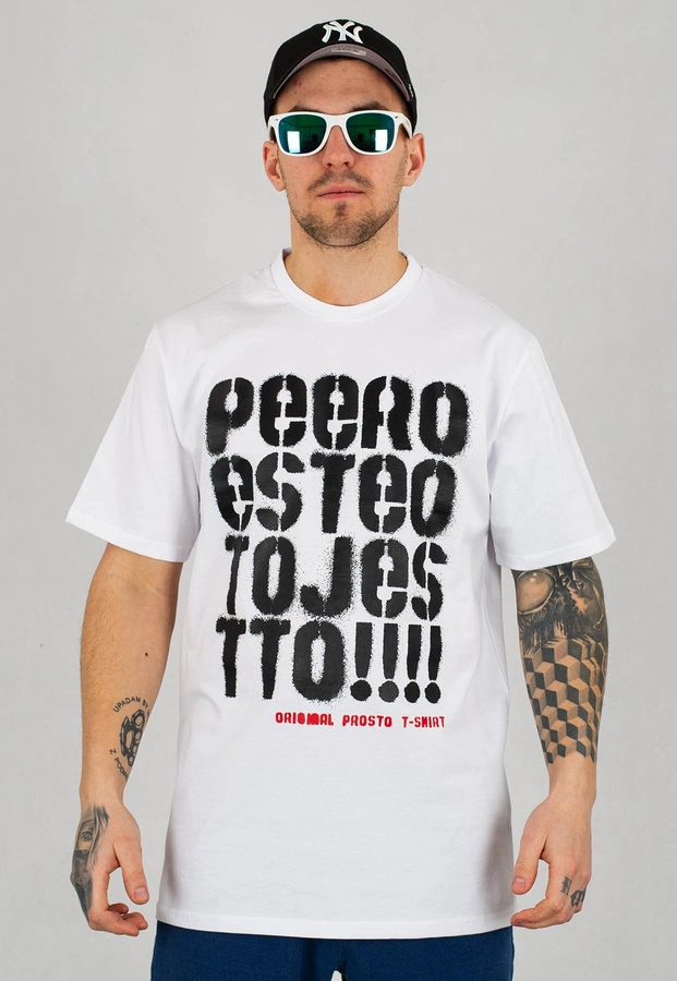 T-shirt Prosto Toesto biały