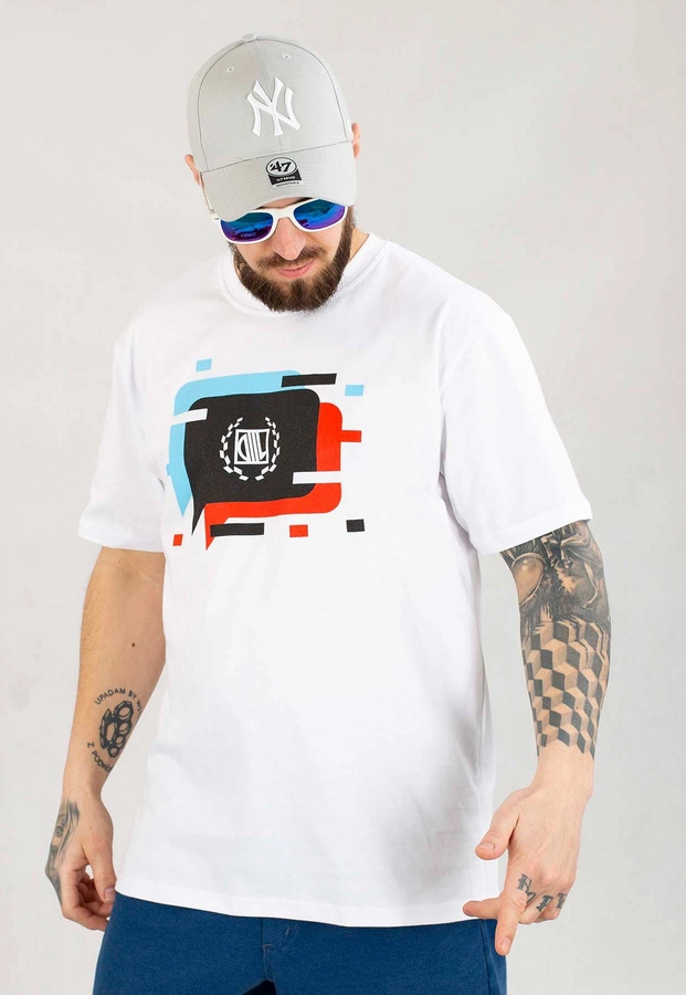 T-shirt Diil Emoty biały