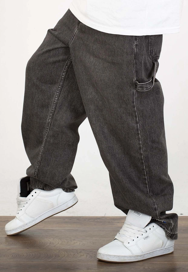 Spodnie Mass Jeans Extra Baggy Fit Wall black washed