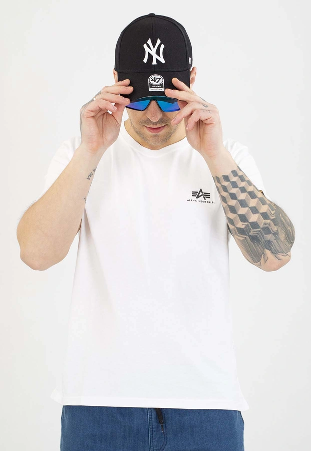 T-shirt Alpha Industries Back Print 128507 biały