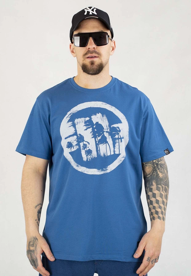T-shirt Pit Bull Logo Palms 170 shade blue