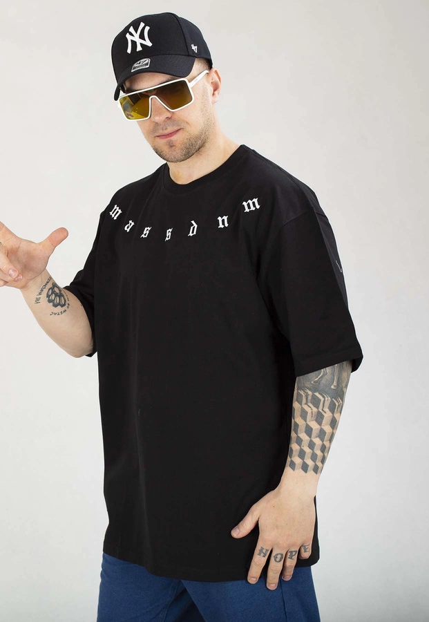 T-shirt Mass Bergen czarny