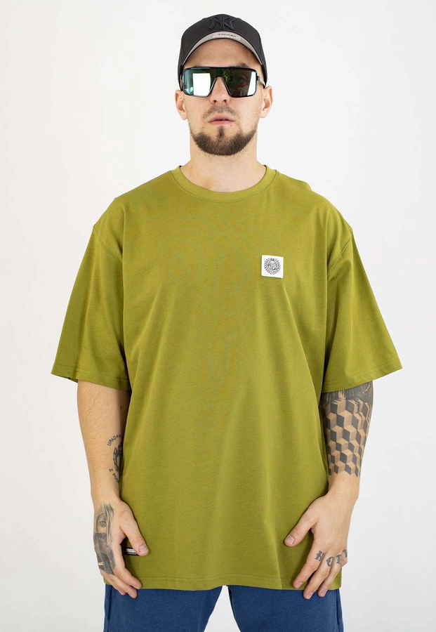 T-shirt Mass Patch oliwkowy