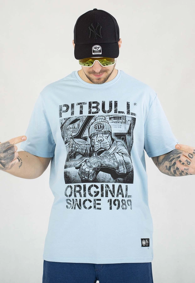 T-shirt Pit Bull 170 Drive light blue