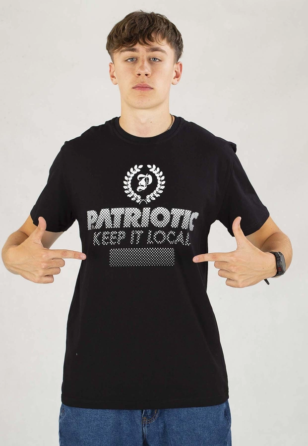 T-shirt Patriotic P-Laur Haftone czarny