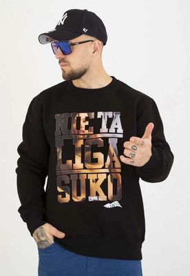 Bluza Motive Bez Kaptura NTL XXX czarna