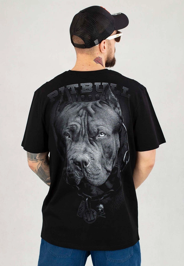 T-shirt Pit Bull Born In 1989 czarny