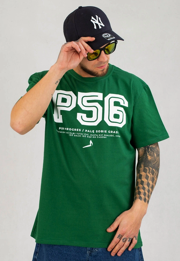 T-shirt Dudek P56 Progres PSG zielony