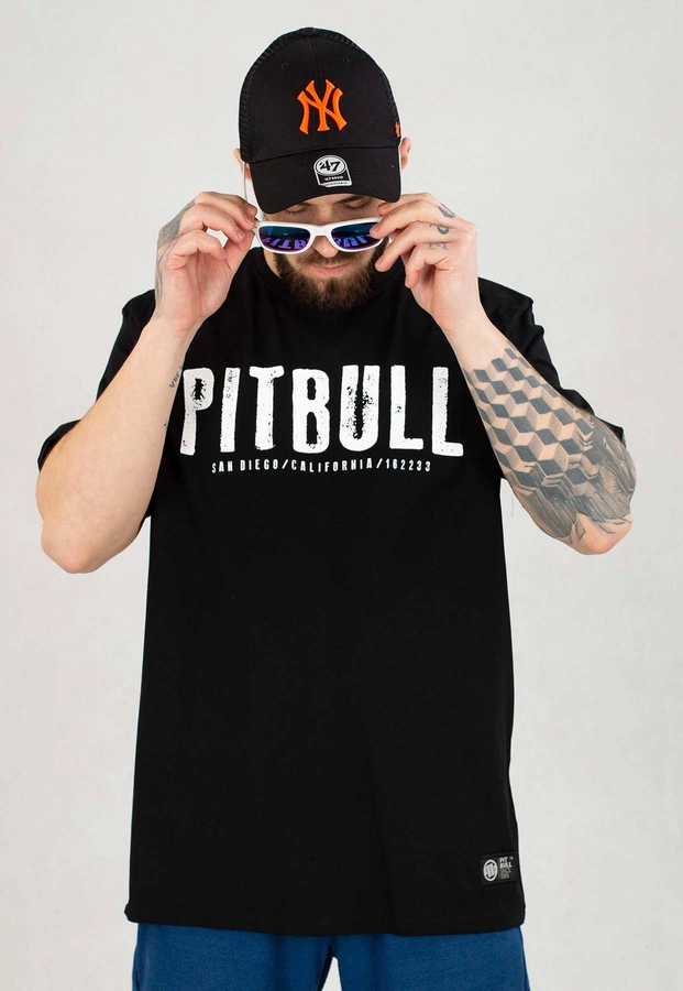 T-shirt Pit Bull Street King czarny