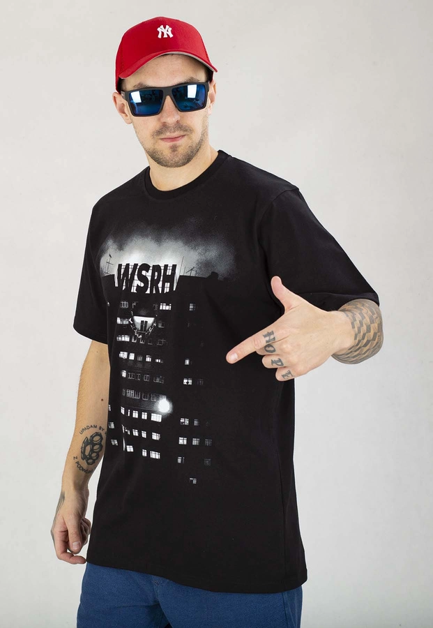 T-shirt WSRH Bloki czarny