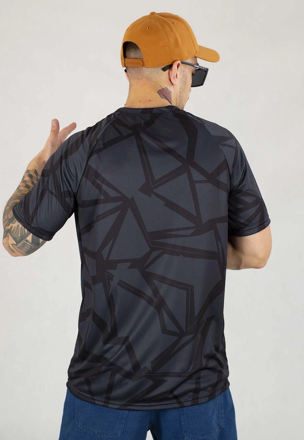 T-shirt Dudek P56 Geometric FT czarny