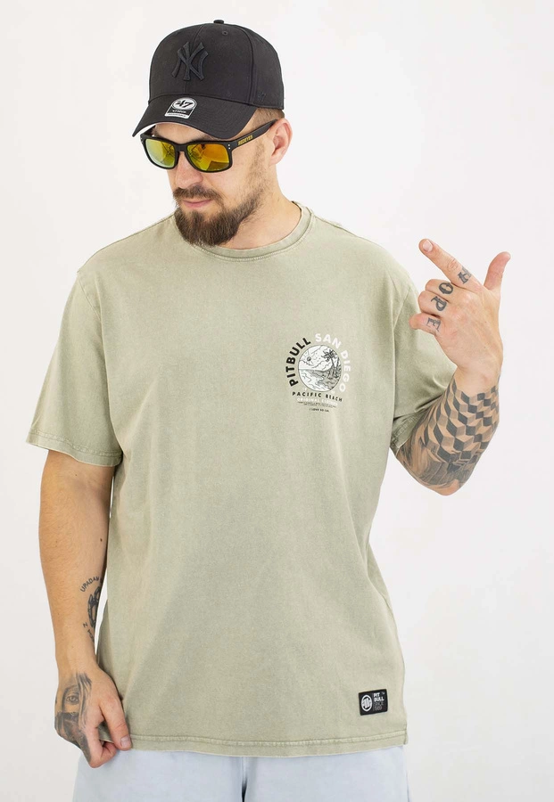 T-shirt Pit Bull Planet Surf 190 dusty salvia