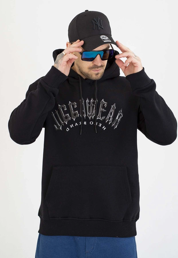Bluza Jigga Wear Z Kapturem Trap Logo czarna