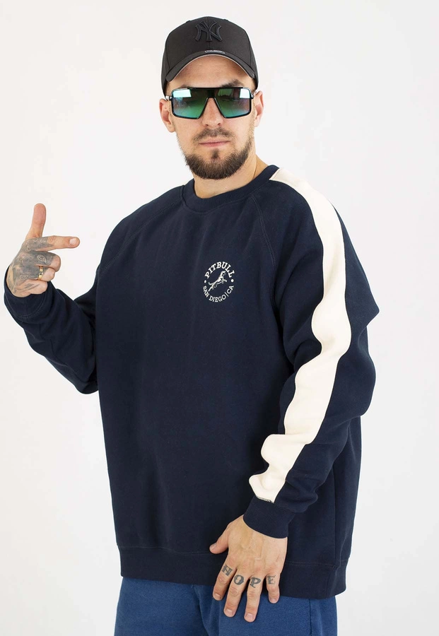 Bluza Pit Bull Bez Kaptura San Diego CA dark navy